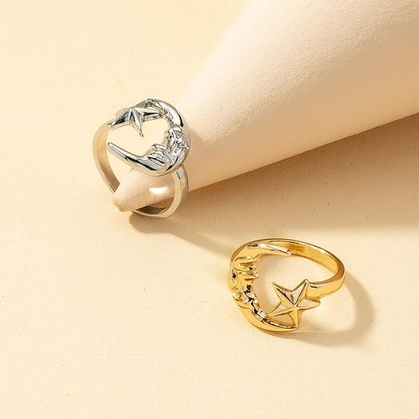 wedding rings fashion sun moon shape ring female bohemia irregular antique handmade finger party accessories for women, Slivery;golden
wedding rings fashion sun moon shape ring female bohemia irregular antique handmade finger party accessories for women, Slivery;golden