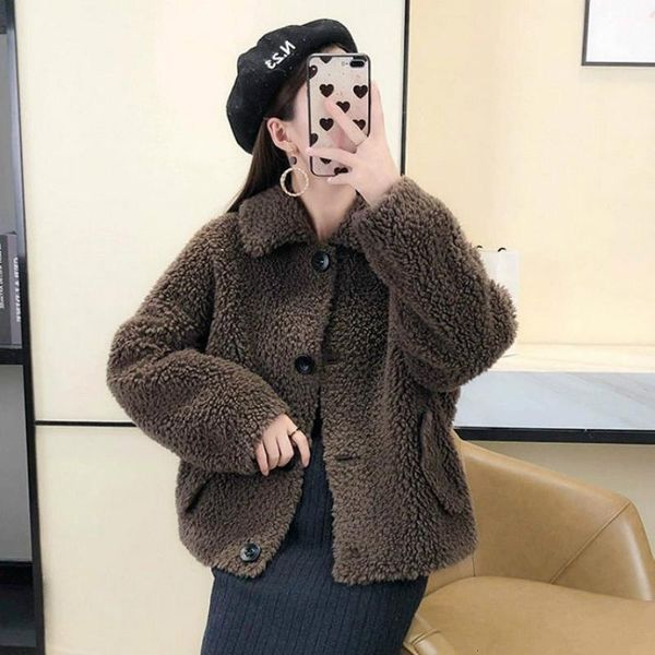 women's fur & faux women autumn winter plus size soft fluffy fleece wool jackets overcoats female warm thick short real outwears z, Black
women's fur & faux women autumn winter plus size soft fluffy fleece wool jackets overcoats female warm thick short real outwears z, Black