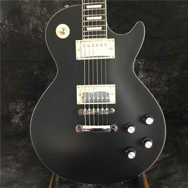 high-quality new product electric guitar. matte black lp guitar, rose ghost wood fingerboard, mahogany core.
high-quality new product electric guitar. matte black lp guitar, rose ghost wood fingerboard, mahogany core.