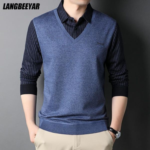 men's casual shirts grade fake two fashion brand slim fit black striped shirt for men fasion long sleeve classic preppy mans clothes, White;black
men's casual shirts grade fake two fashion brand slim fit black striped shirt for men fasion long sleeve classic preppy mans clothes, White;black