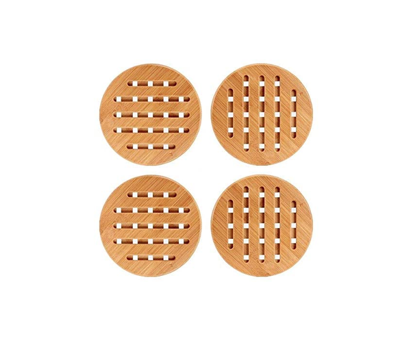 table runner 4pcs pads trivet,bamboo wood trivets for dishes and pot with non-slip heat resistant teapot trivet ( round)
table runner 4pcs pads trivet,bamboo wood trivets for dishes and pot with non-slip heat resistant teapot trivet ( round)