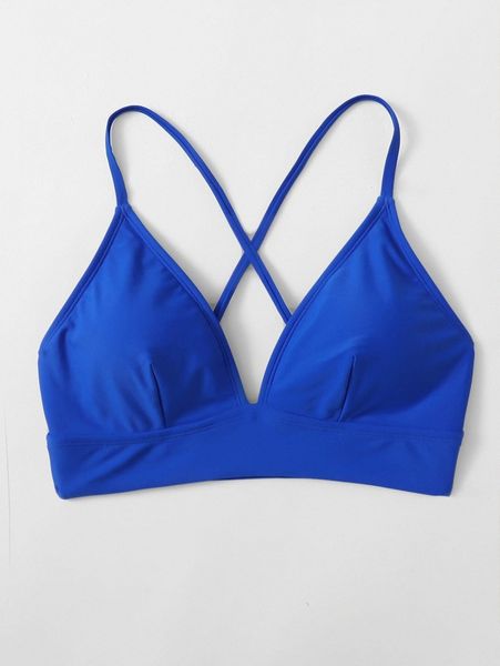 crisscross back bikini x4uf#, White;black