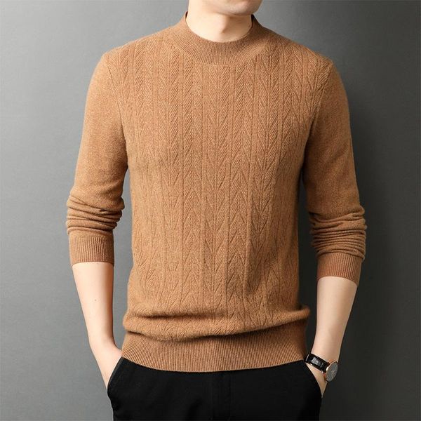 men's sweaters 2021 autumn and winter half high neck men solid color stripes knitted bottoming shirt zde1112, White;black
men's sweaters 2021 autumn and winter half high neck men solid color stripes knitted bottoming shirt zde1112, White;black