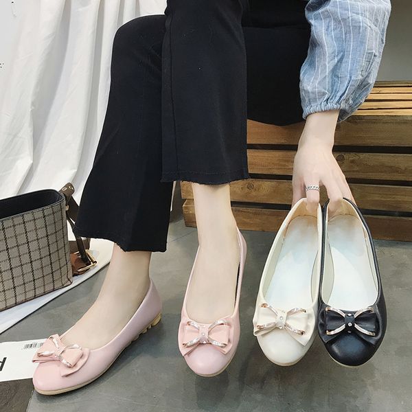 fashion plus size shoes bow knot ladies flats female casual shoes flats slip on shallow women shoes woman leather loafers a3t68, Black
fashion plus size shoes bow knot ladies flats female casual shoes flats slip on shallow women shoes woman leather loafers a3t68, Black