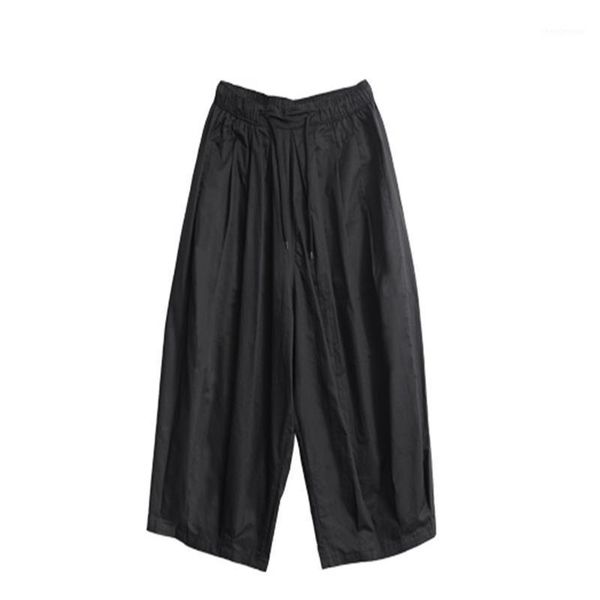 summer yamamoto style black casual trousers men's eight-quarter japanese loose straight pants
summer yamamoto style black casual trousers men's eight-quarter japanese loose straight pants
