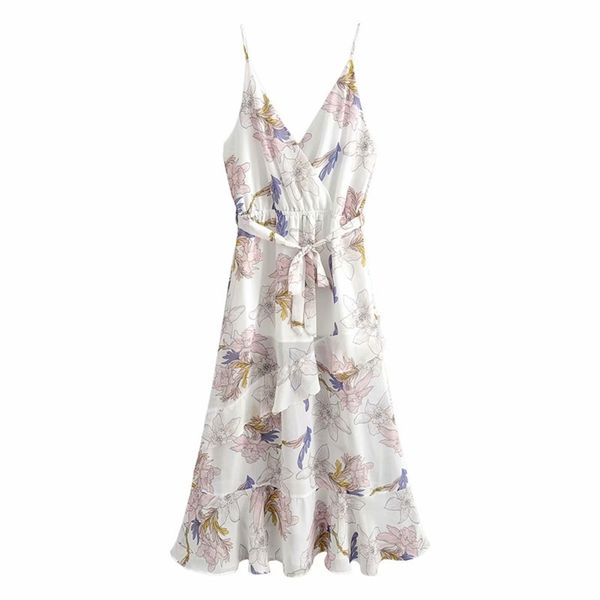 sweet women v neck high waist dress summer fashion ladies beach style female printed suspender 210515, Black;gray
sweet women v neck high waist dress summer fashion ladies beach style female printed suspender 210515, Black;gray