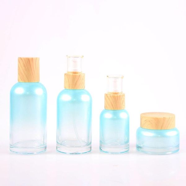 storage bottles & jars 40ml 100ml 120ml empty cosmetic packaging blue gradient glass spray lotion pump toner bottle wood pattern lid 50g cre
storage bottles & jars 40ml 100ml 120ml empty cosmetic packaging blue gradient glass spray lotion pump toner bottle wood pattern lid 50g cre
