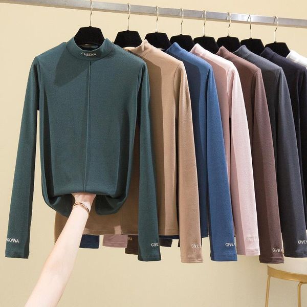 women's t-shirt spring t shirt women elasticity korean fall tee woman clothes slim tshirt female skinny long sleeve, White
women's t-shirt spring t shirt women elasticity korean fall tee woman clothes slim tshirt female skinny long sleeve, White