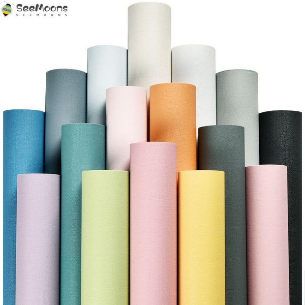 wallpapers bedroom wallpaper solid color pvc waterproof self adhesive contact paper kitchen cabinet decorative wall stickers
wallpapers bedroom wallpaper solid color pvc waterproof self adhesive contact paper kitchen cabinet decorative wall stickers