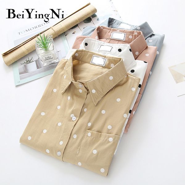 polka dot printed shirts womens vintage long sleeve fashion leisure harajuku female retro chicly preppy blouses 210427, White
polka dot printed shirts womens vintage long sleeve fashion leisure harajuku female retro chicly preppy blouses 210427, White
