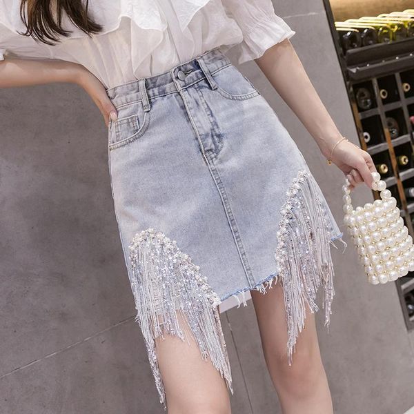 skirts high waist package hip a-line denim women fashion party club beading sequins tassels skirt 2021 summer korean clothing, Black
skirts high waist package hip a-line denim women fashion party club beading sequins tassels skirt 2021 summer korean clothing, Black