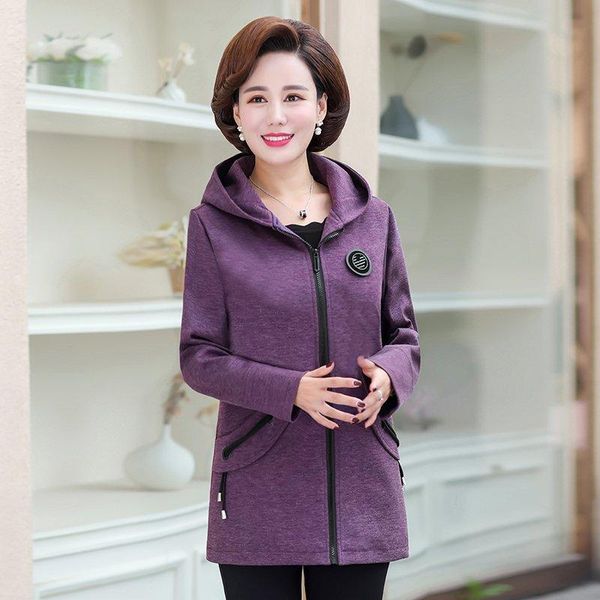women's trench coats autunm winter women coat slim fashion plus size 5xl medium-long middle aged mother hooded windbreaker ol outwear, Tan;black
women's trench coats autunm winter women coat slim fashion plus size 5xl medium-long middle aged mother hooded windbreaker ol outwear, Tan;black