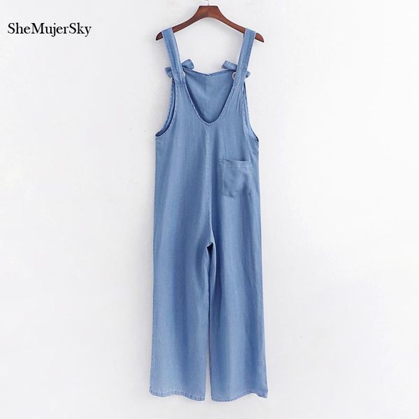 gym clothing shemujersky summer blue denim jumpsuit elegant strappy women sleeveless jumpsuits 2021 overalls monos mujer, White;black
gym clothing shemujersky summer blue denim jumpsuit elegant strappy women sleeveless jumpsuits 2021 overalls monos mujer, White;black