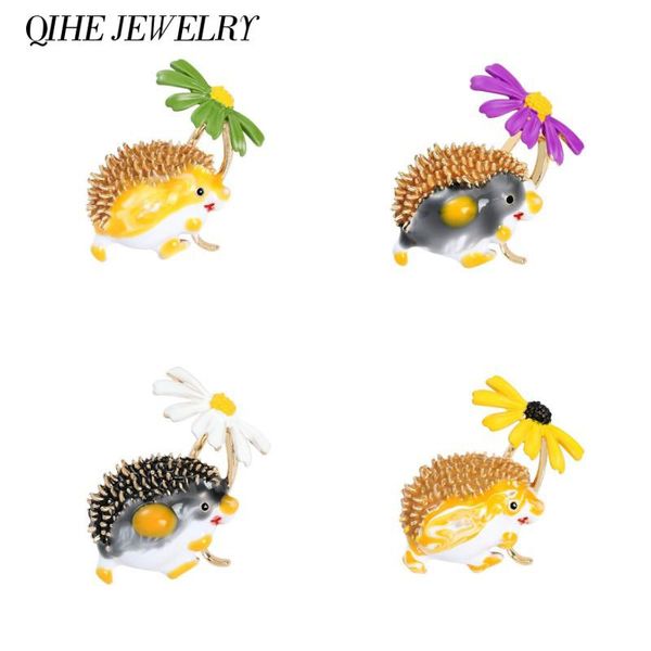 pins, brooches hedgehog brooch with flower daisy animal badges jewelry for women party office causal pins 2021, Gray
pins, brooches hedgehog brooch with flower daisy animal badges jewelry for women party office causal pins 2021, Gray