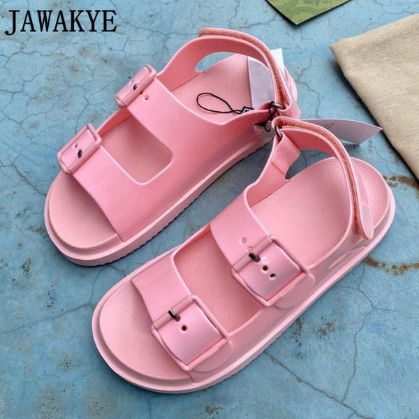 sandals rubber summer fashion brand women's beach shoes flat platform buckle strap casual girl's pink, Black
sandals rubber summer fashion brand women's beach shoes flat platform buckle strap casual girl's pink, Black