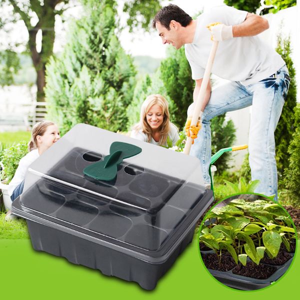 12 Hole Plant Seed Grow Box Nursery Seedling Starter Indoor Garden Yard Tray Hot Green House Seeding Box with Hole Seedling Box
12 Hole Plant Seed Grow Box Nursery Seedling Starter Indoor Garden Yard Tray Hot Green House Seeding Box with Hole Seedling Box