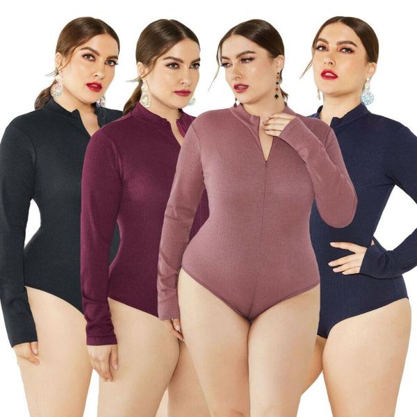 women's jumpsuits & rompers women long sleeve bodysuit stretch leotard body blouse knit jumpsuit romper, Black;white
women's jumpsuits & rompers women long sleeve bodysuit stretch leotard body blouse knit jumpsuit romper, Black;white