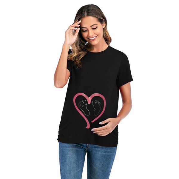 maternity & tees women t-shirt summer pregnancy clothes short sleeve letter print t shirts for pregnant, White
maternity & tees women t-shirt summer pregnancy clothes short sleeve letter print t shirts for pregnant, White