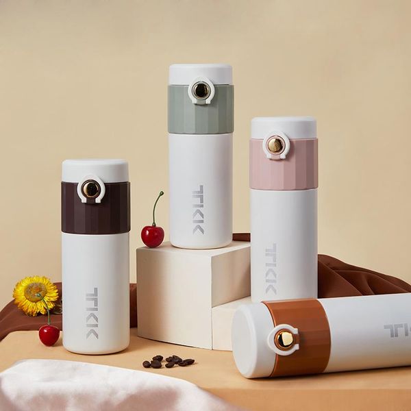 water bottles 450ml coffee cup travel mug 316 stainless steel insulated bottle creative portable