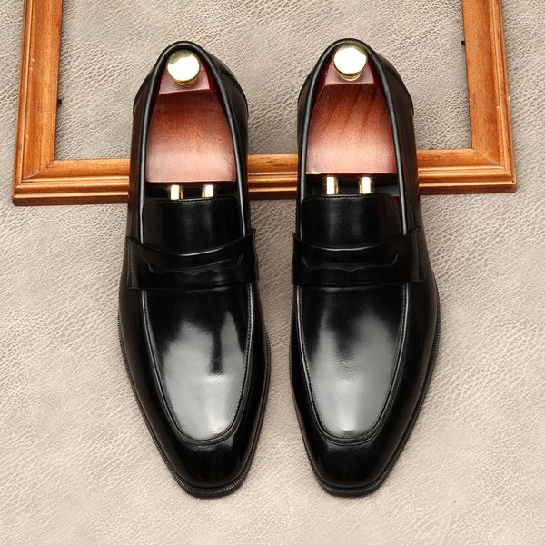 black brown genuine leather men dress shoes business party wedding suit brand brogue point toe oxford shoes for men
black brown genuine leather men dress shoes business party wedding suit brand brogue point toe oxford shoes for men