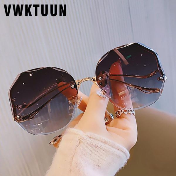 sunglasses vwktuun trendy fashion gradient women ocean lens water cut trimmed metal curved temples sun glasses female uv400, White;black
sunglasses vwktuun trendy fashion gradient women ocean lens water cut trimmed metal curved temples sun glasses female uv400, White;black
