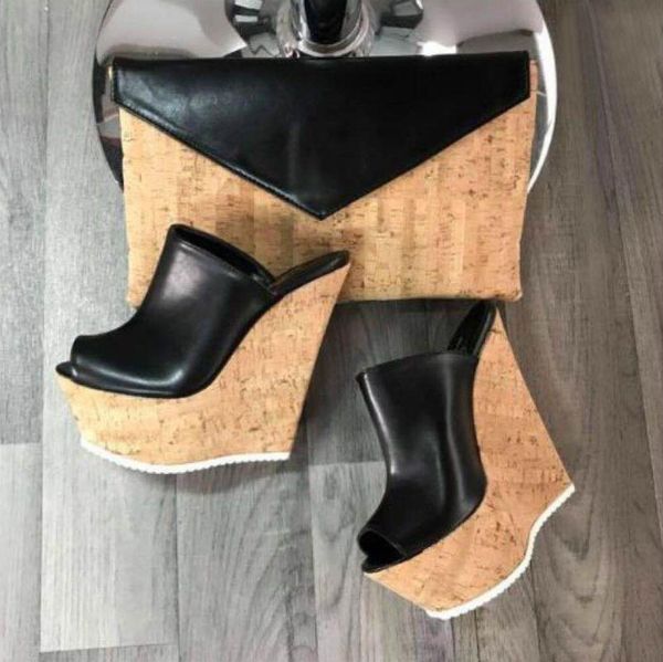 sandals high heels2021 simple wind slope heel color matching slippers, size 35-42, Black
sandals high heels2021 simple wind slope heel color matching slippers, size 35-42, Black