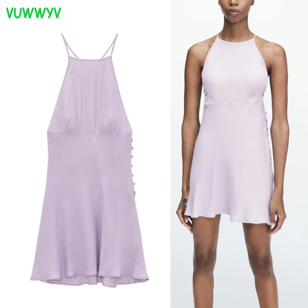summer light purple satin cross thin straps mini dresses for women elegant backless slim party dress woman gowns clothes 210430, Black;gray
summer light purple satin cross thin straps mini dresses for women elegant backless slim party dress woman gowns clothes 210430, Black;gray