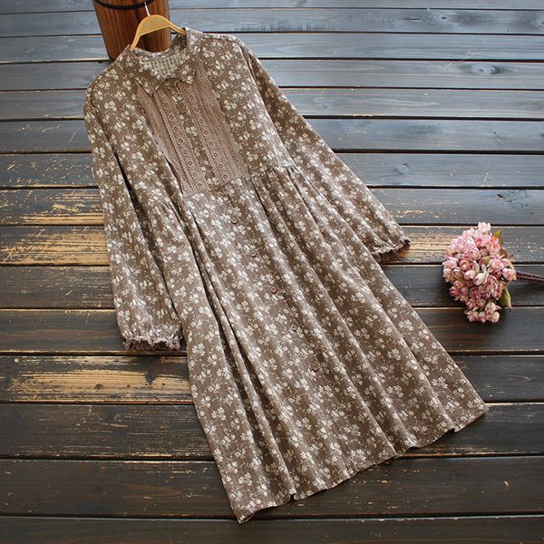 casual dresses lamtrip retro chest lace patchwork flowers print turn-down collar single breasted female g4f6, Black;gray
casual dresses lamtrip retro chest lace patchwork flowers print turn-down collar single breasted female g4f6, Black;gray