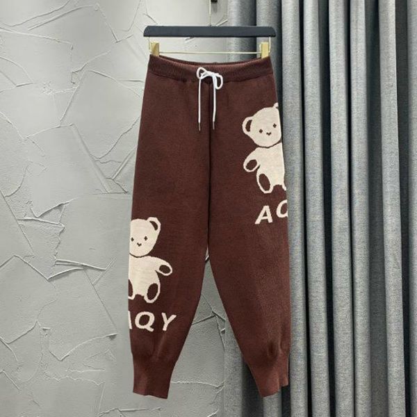 women's pants & capris winter thicken thermal woollen trousers outer wear knitted bear cartoon loose harem ankle-tied sweatpants 5, Black;white
women's pants & capris winter thicken thermal woollen trousers outer wear knitted bear cartoon loose harem ankle-tied sweatpants 5, Black;white