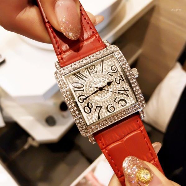 women watch exquisite luxury diamond quartz ladies fashion leather bracelet wrist watches saat relogio feminino wristwatches, Slivery;brown
women watch exquisite luxury diamond quartz ladies fashion leather bracelet wrist watches saat relogio feminino wristwatches, Slivery;brown