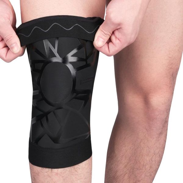 black compression knee support sleeve protector elastic kneepad brace springs gym sports basketball running elbow & pads, Black;gray
black compression knee support sleeve protector elastic kneepad brace springs gym sports basketball running elbow & pads, Black;gray