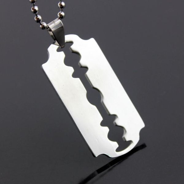 5pcs stainless steel razor blades pendant necklaces men male shaver shape necklace geometric wife gift, Silver
5pcs stainless steel razor blades pendant necklaces men male shaver shape necklace geometric wife gift, Silver