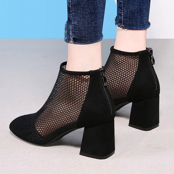 boots 2021 summer square high heels women air mesh sandals female shoes black ankle woman breathable zipper
boots 2021 summer square high heels women air mesh sandals female shoes black ankle woman breathable zipper