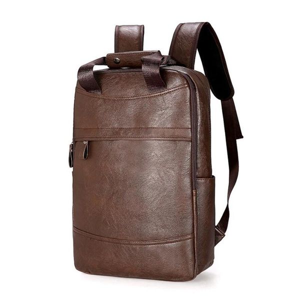 backpack pu leather lapfor men water repellent functional rucksack with students travel backpacks male gift
backpack pu leather lapfor men water repellent functional rucksack with students travel backpacks male gift