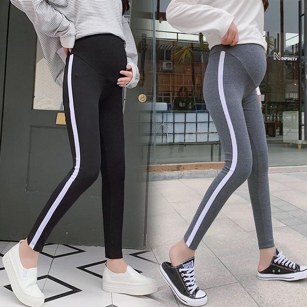 maternity bottoms 2021 spring style clothes leggings korean-style fashion mom low-rise bilateral stripes sports casual skinny trouse, White
maternity bottoms 2021 spring style clothes leggings korean-style fashion mom low-rise bilateral stripes sports casual skinny trouse, White