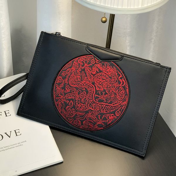 wallet chinese fashion men's and women's bags street handbag color contrast trend envelope ipad shoulder, Red;black
wallet chinese fashion men's and women's bags street handbag color contrast trend envelope ipad shoulder, Red;black