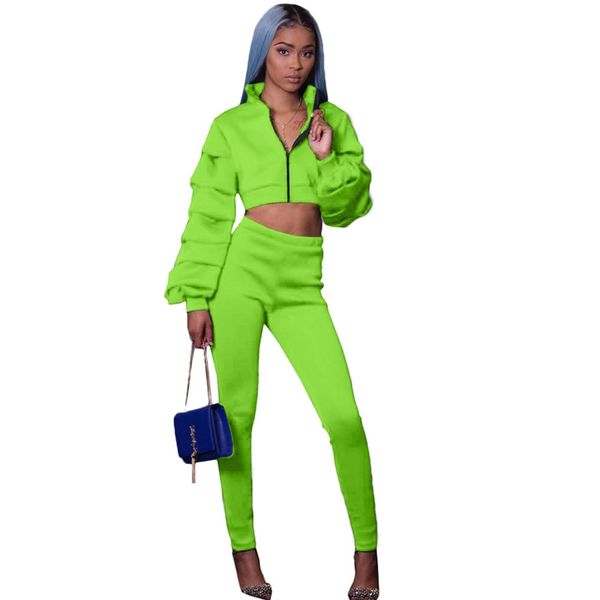 autumn casual tracksuit women two piece set outfits winter long sleeve zipper crop and pants set 2 two piece matching sets, Black;white
autumn casual tracksuit women two piece set outfits winter long sleeve zipper crop and pants set 2 two piece matching sets, Black;white