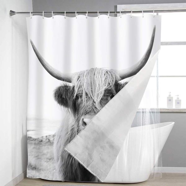 bull with liner shower curtain portrait of a highland cow animal wildlife 12 pack plastic hooks funny cute sketch milk
bull with liner shower curtain portrait of a highland cow animal wildlife 12 pack plastic hooks funny cute sketch milk