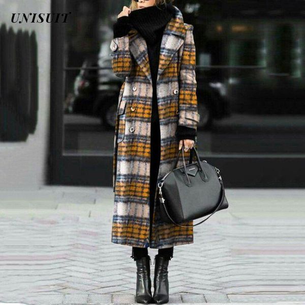 women's wool & blends vintage women warm coat cardigan loose overcoat fall winter fashion lapel collar double breasted button outerwea, Black
women's wool & blends vintage women warm coat cardigan loose overcoat fall winter fashion lapel collar double breasted button outerwea, Black
