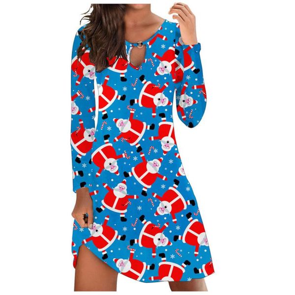 casual dresses fashion splice o-neck christmas digital printing long-sleeve loose mini dress women autumn hollow out pullover, Black;gray
casual dresses fashion splice o-neck christmas digital printing long-sleeve loose mini dress women autumn hollow out pullover, Black;gray