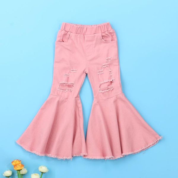 baby & children's 2-6years girls pink denim pants toddler kids baby solid holes ripped boot cute flare long pants, Blue
baby & children's 2-6years girls pink denim pants toddler kids baby solid holes ripped boot cute flare long pants, Blue