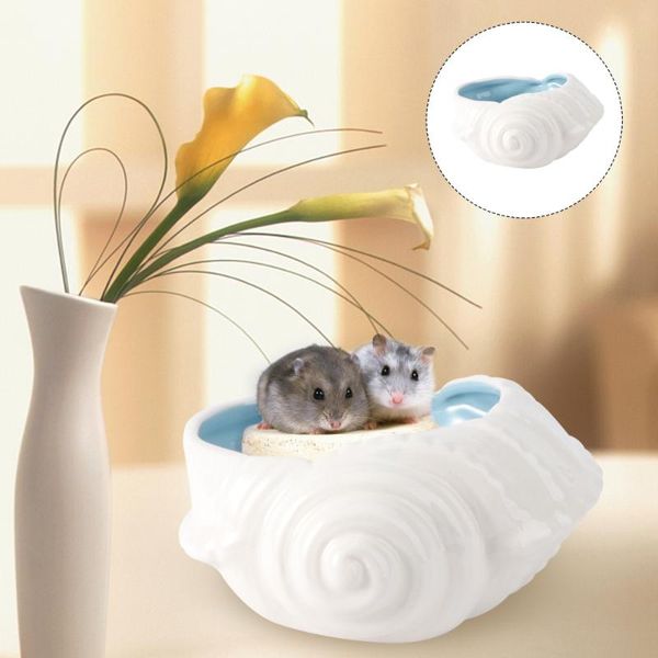 aquariums 1pc ceramic feeding plate bowl smooth conch shape dispenser hamster breeding tray syrian toilet for pets guinea
aquariums 1pc ceramic feeding plate bowl smooth conch shape dispenser hamster breeding tray syrian toilet for pets guinea