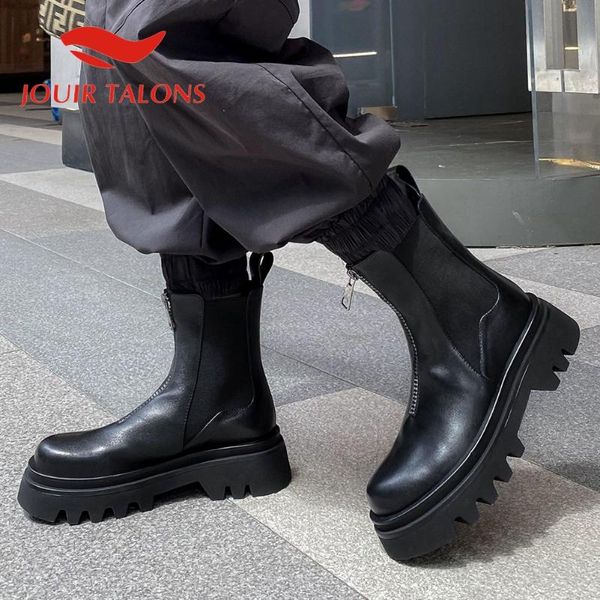 boots jouir talons female shoes brand design cow leather round toe zip platform low heels autumn winter, Black
boots jouir talons female shoes brand design cow leather round toe zip platform low heels autumn winter, Black