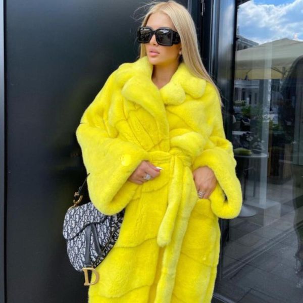 women's fur & faux fursarcar 2021 fashion real mink coats long female natural coat luxury thick warm winter woman casual style overcoat, Black
women's fur & faux fursarcar 2021 fashion real mink coats long female natural coat luxury thick warm winter woman casual style overcoat, Black