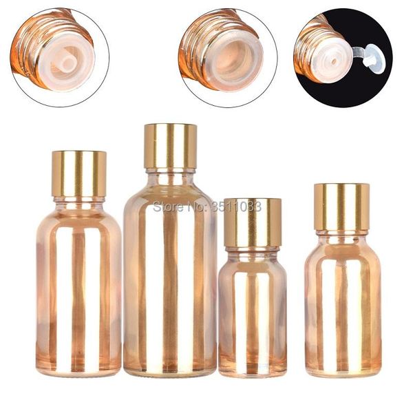 storage bottles & jars 10ml 30ml 50ml glass vials gold essential oil bottle with orifice reducer cap small refillable cosmetic containers 20
storage bottles & jars 10ml 30ml 50ml glass vials gold essential oil bottle with orifice reducer cap small refillable cosmetic containers 20