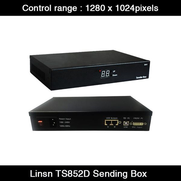 linsn synchronous sending box one pack card ts852d full color led display control panel external
linsn synchronous sending box one pack card ts852d full color led display control panel external