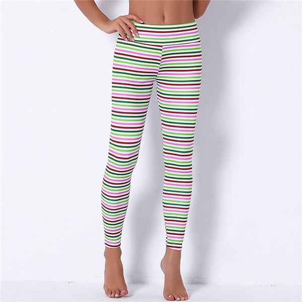 women's leggings colorful stripes printing female workout polyester pants winter casual christmas gym sports, Black
women's leggings colorful stripes printing female workout polyester pants winter casual christmas gym sports, Black