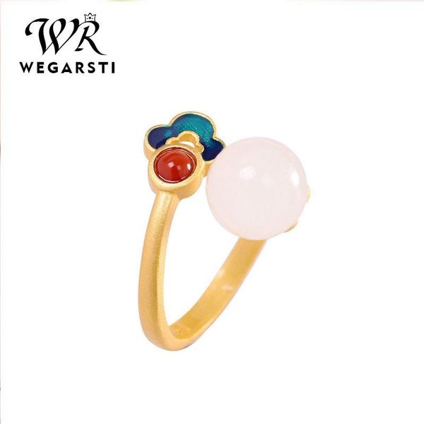 cluster rings wegarsti vintage created jade 925 sterling silver open size ring women fine jewelry drop wholesale, Golden;silver
cluster rings wegarsti vintage created jade 925 sterling silver open size ring women fine jewelry drop wholesale, Golden;silver