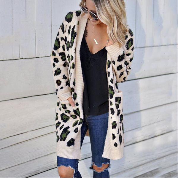 women sweaters long cardigan pocket leopard v neck autumn and winter european warmn sweater clothes vestidos mmy77052, White;black
women sweaters long cardigan pocket leopard v neck autumn and winter european warmn sweater clothes vestidos mmy77052, White;black