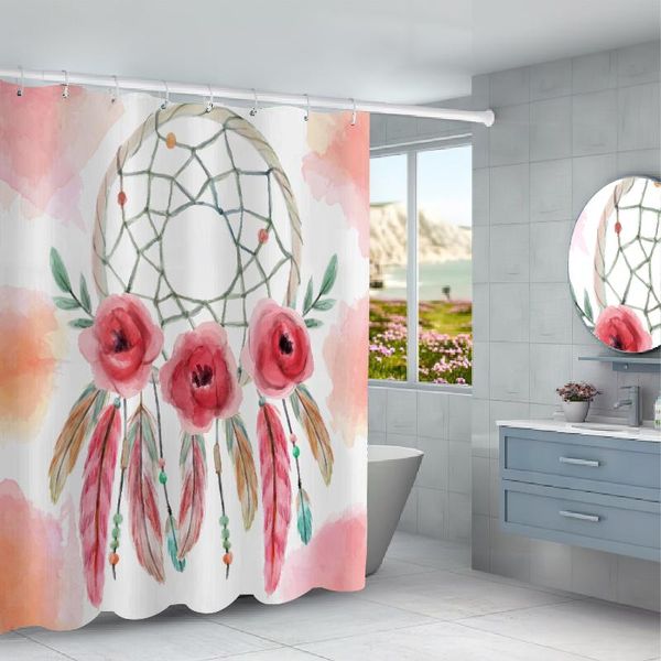 shower curtains bohemian 3d polyester waterproof home bathroom curtain thicken feather dream catcher bath with hooks
shower curtains bohemian 3d polyester waterproof home bathroom curtain thicken feather dream catcher bath with hooks